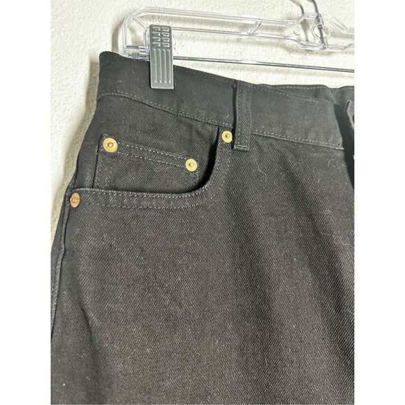 NWOT Dr. Denim Echo High Waist Straight Leg Women’s Jeans Size 32/34L Black - Picture 3 of 14